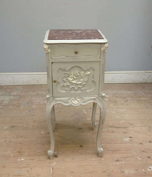 French antique rococo bedside table